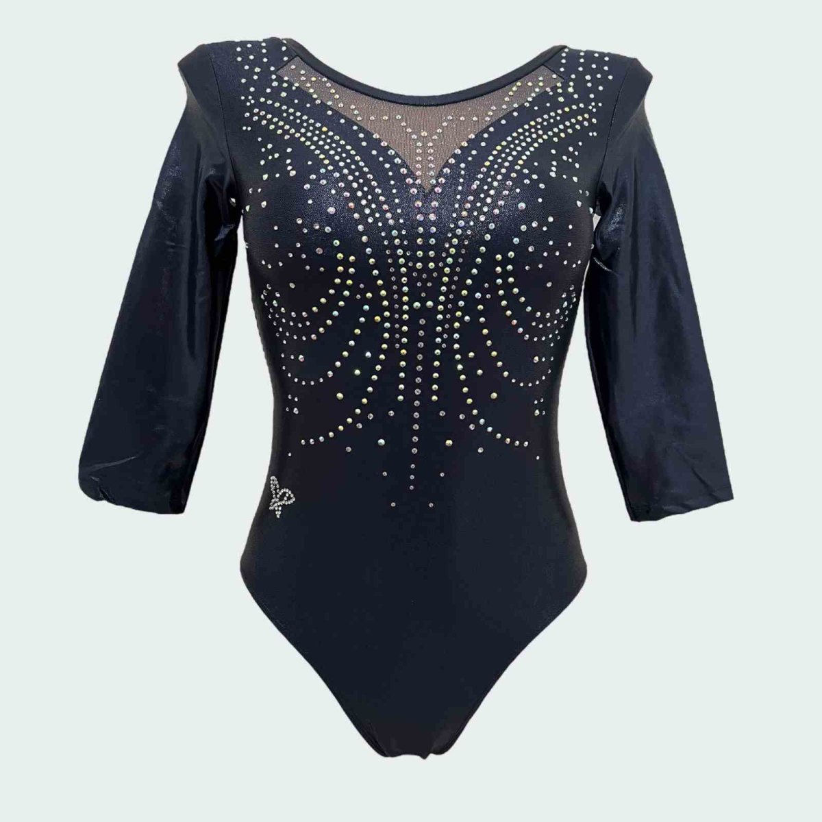 Body London manica 3/4- Lurex Blu notte - immagine 2