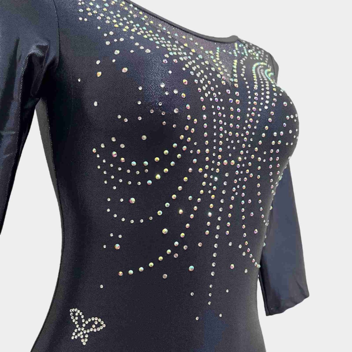 Body London manica 3/4- Lurex Blu notte - immagine 4