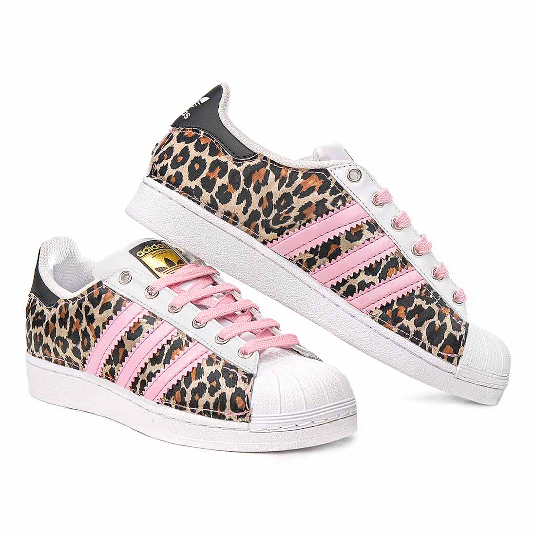Adidas Superstar Leopardate - Rosa - immagine 4
