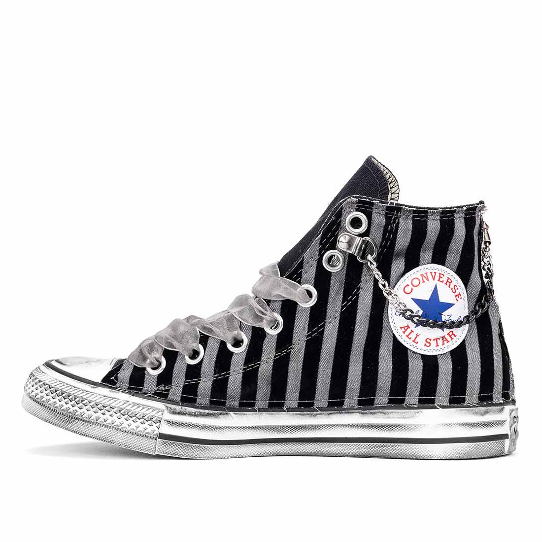 Converse All Star alte Denim e Velluto - immagine 4