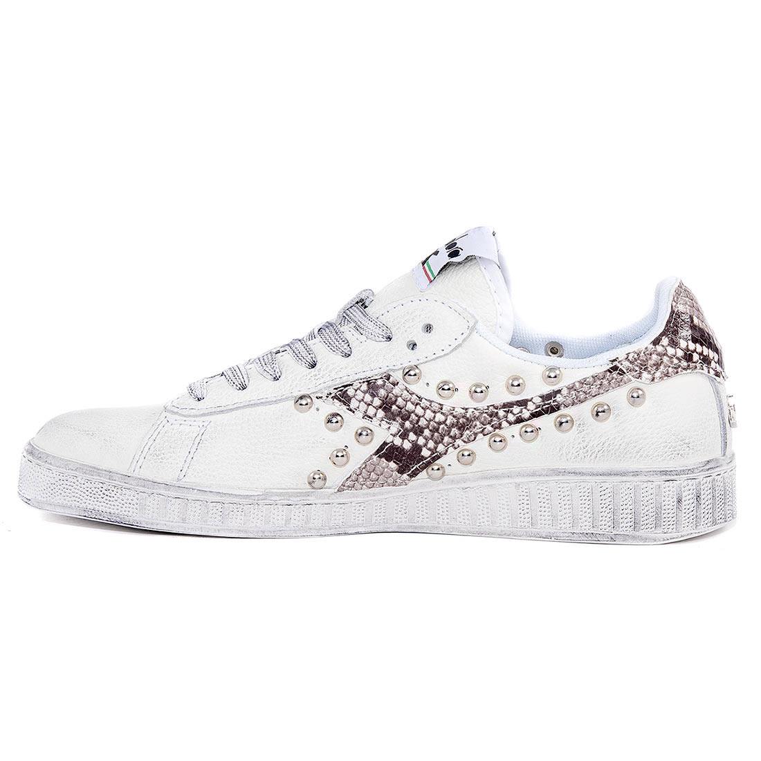 Diadora Game L Low Pitonate con borchie - immagine 4