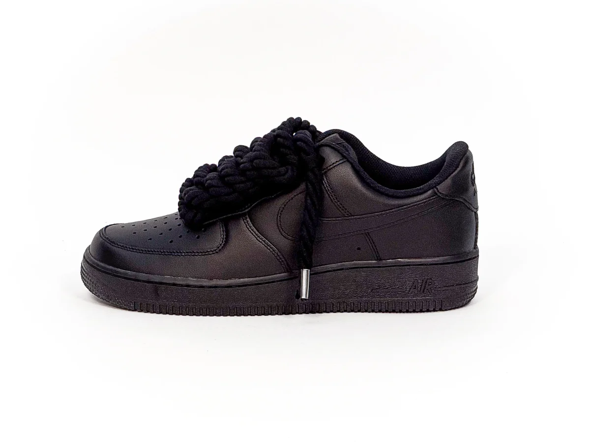 Air Force 1 Corda Laces Black Glitter - immagine 2