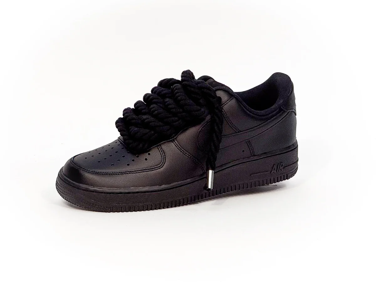 Air Force 1 Corda Laces Black Glitter - immagine 3