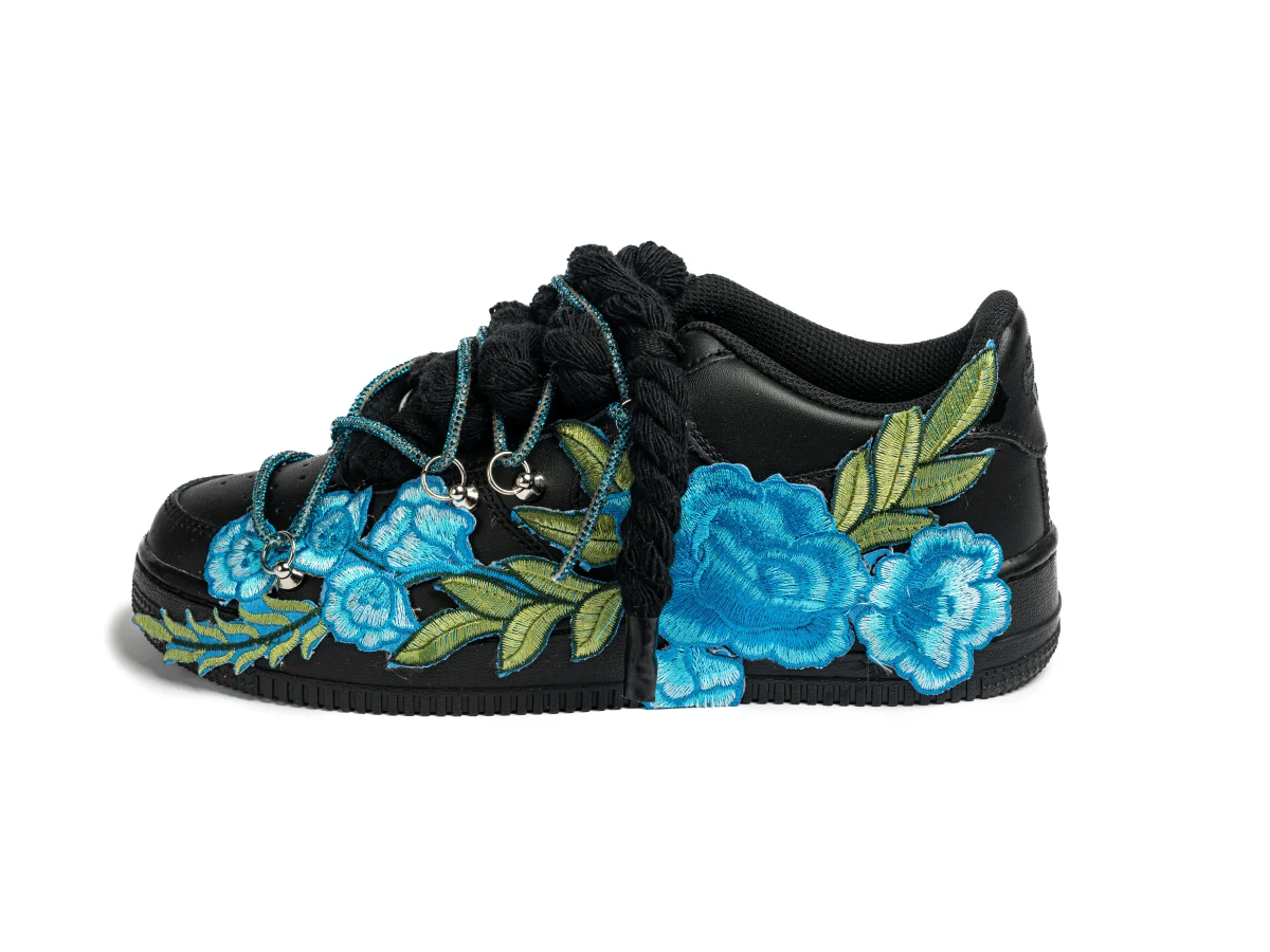 Air Force 1 BLACK BLUE ROSES - immagine 2