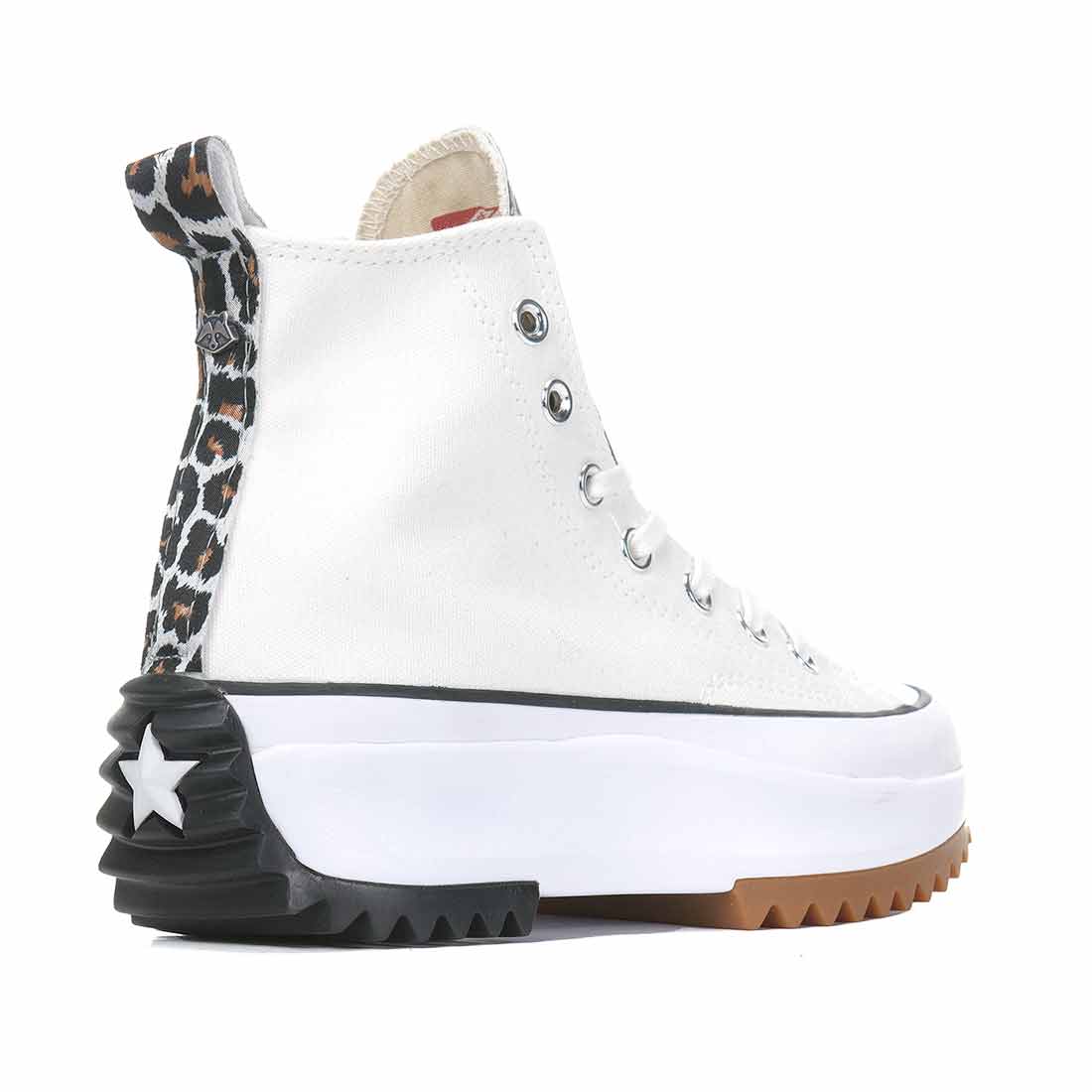 Converse Run Star Hike Alte Leopardate - Bianche - immagine 5