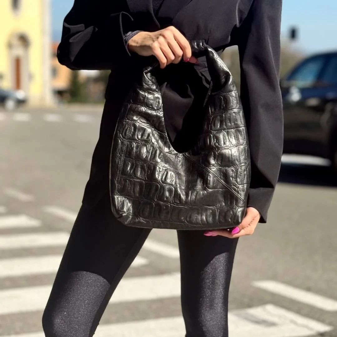 Borsa Puff-y black - immagine 2