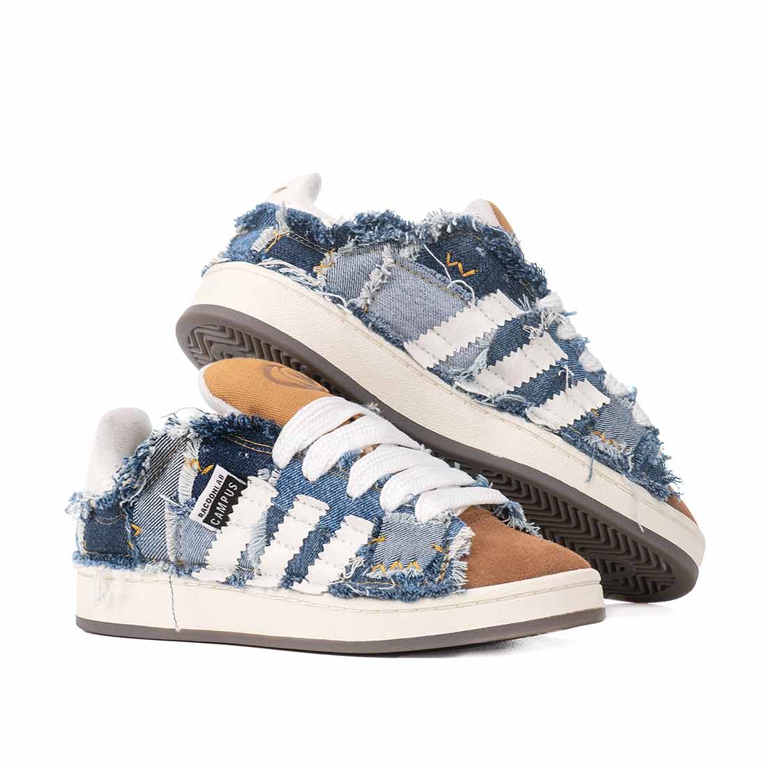 Adidas Campus Marroni - Denim Jeans - Outlet - immagine 4