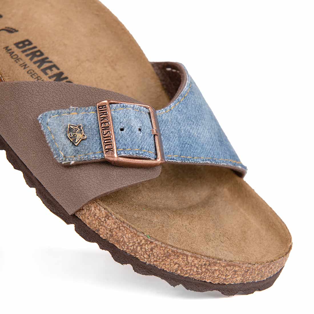 Personalizzazione Birkenstock Madrid Mocca e Denim - immagine 4