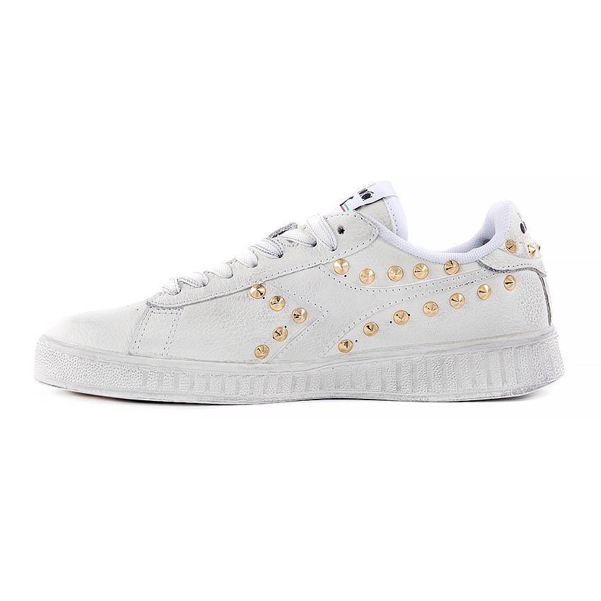 Diadora Game L Low con Borchie Oro - immagine 5