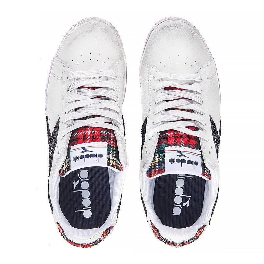 Diadora Game L Low - Scozzesi - Tartan Scozzese e Glitter Nero - immagine 6
