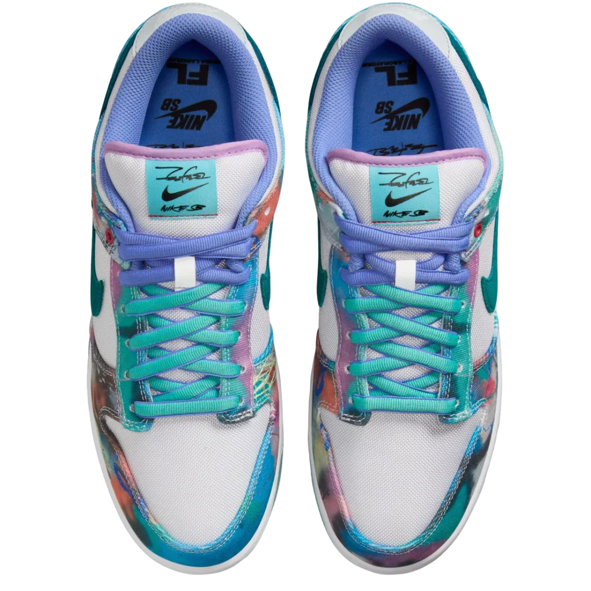 Nike SB Dunk Low Futura Laboratories Bleached Aqua - immagine 5