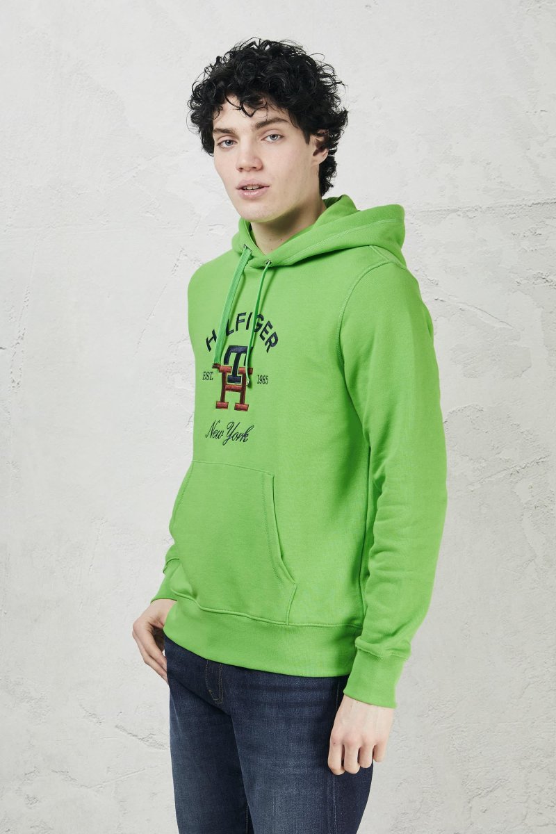 Felpa TH monogram con cappuccio - immagine 3