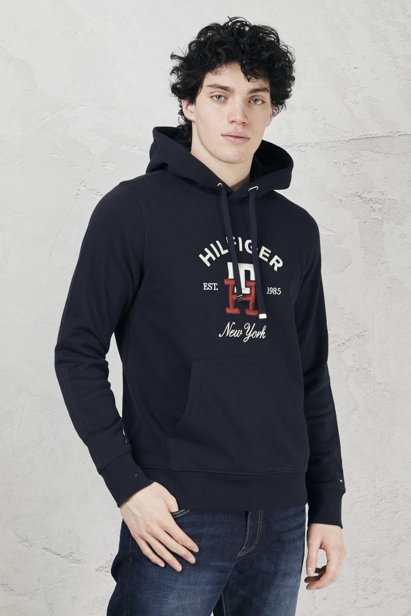 Felpa TH monogram con cappuccio - immagine 2
