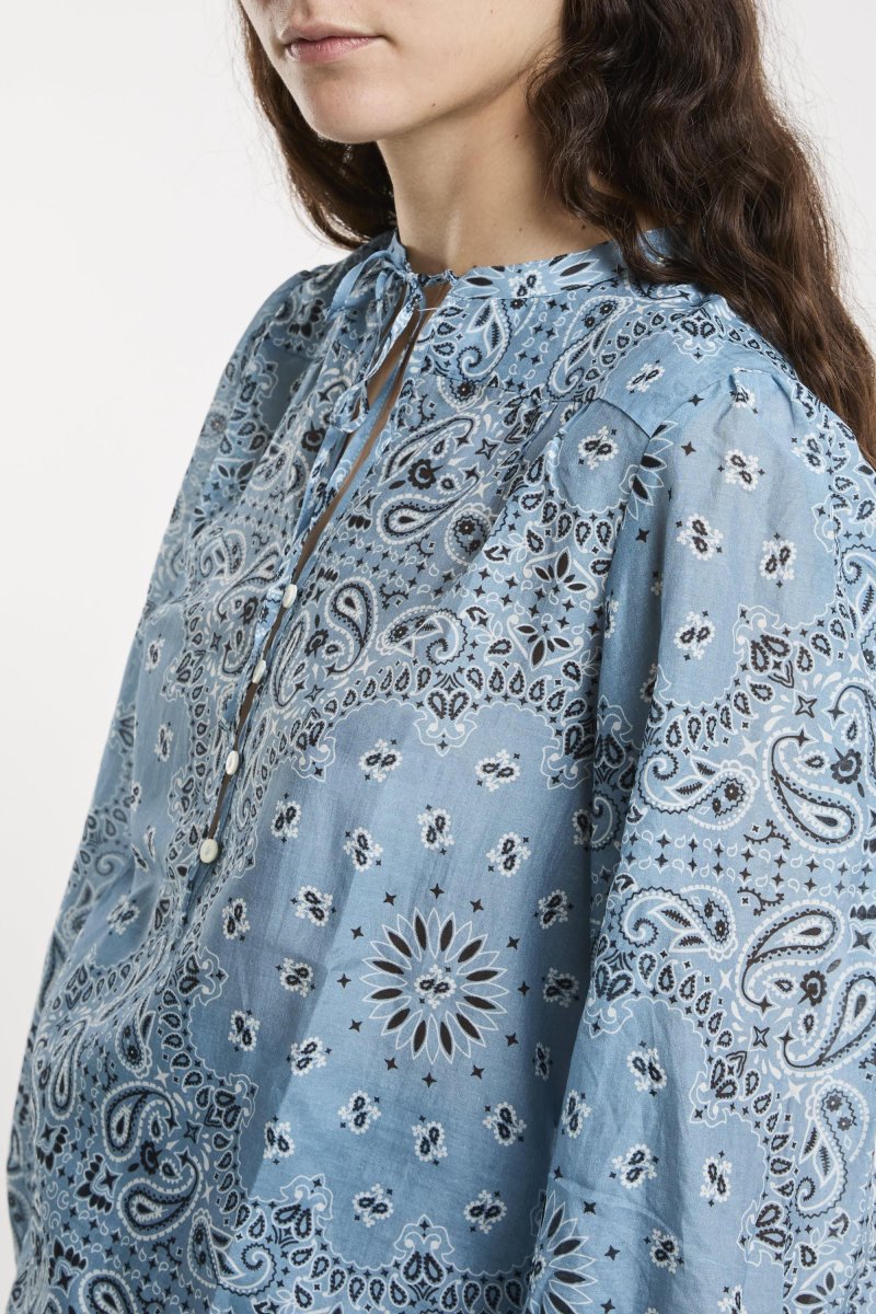 Blusa in voile di seta paisley Harper - immagine 4
