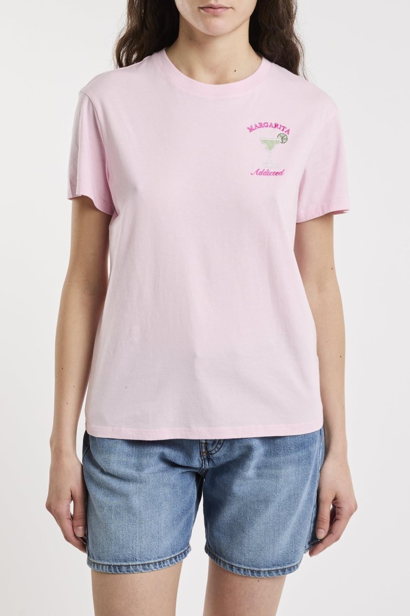 T-shirt con strass e ricamo Margarita - immagine 2