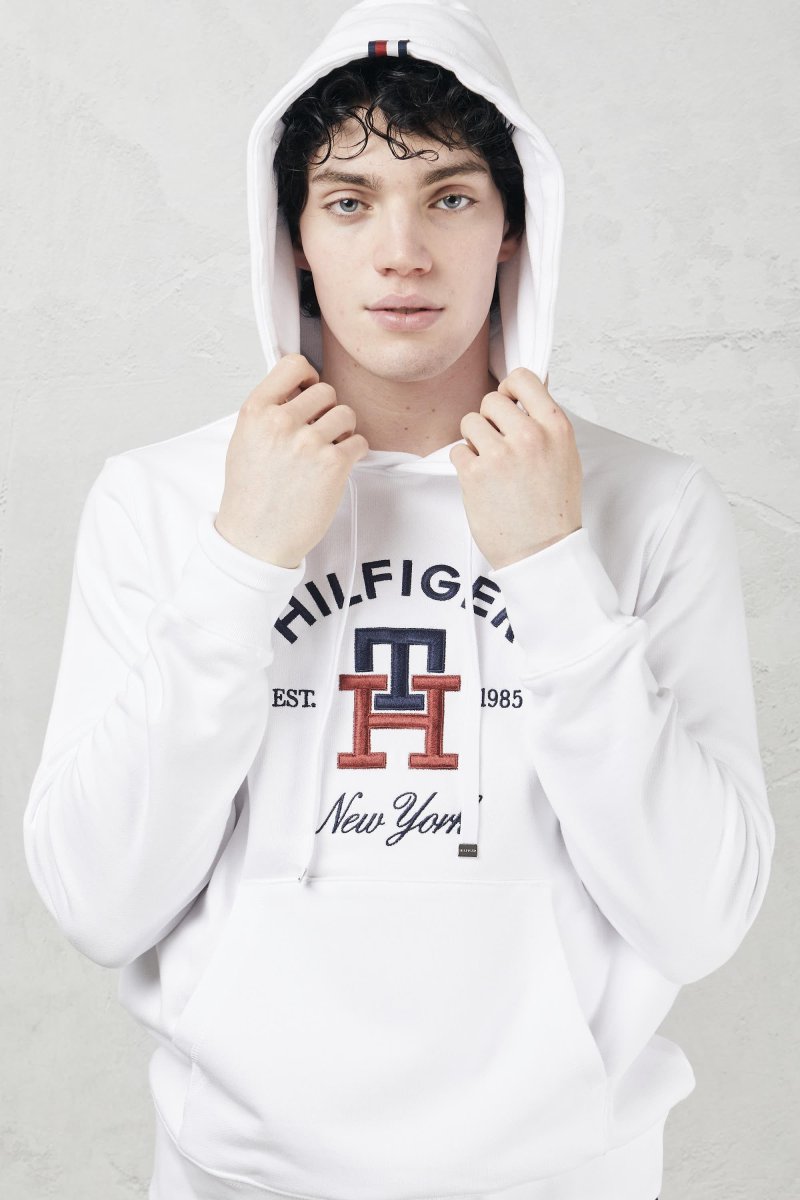 Felpa TH monogram con cappuccio - immagine 4