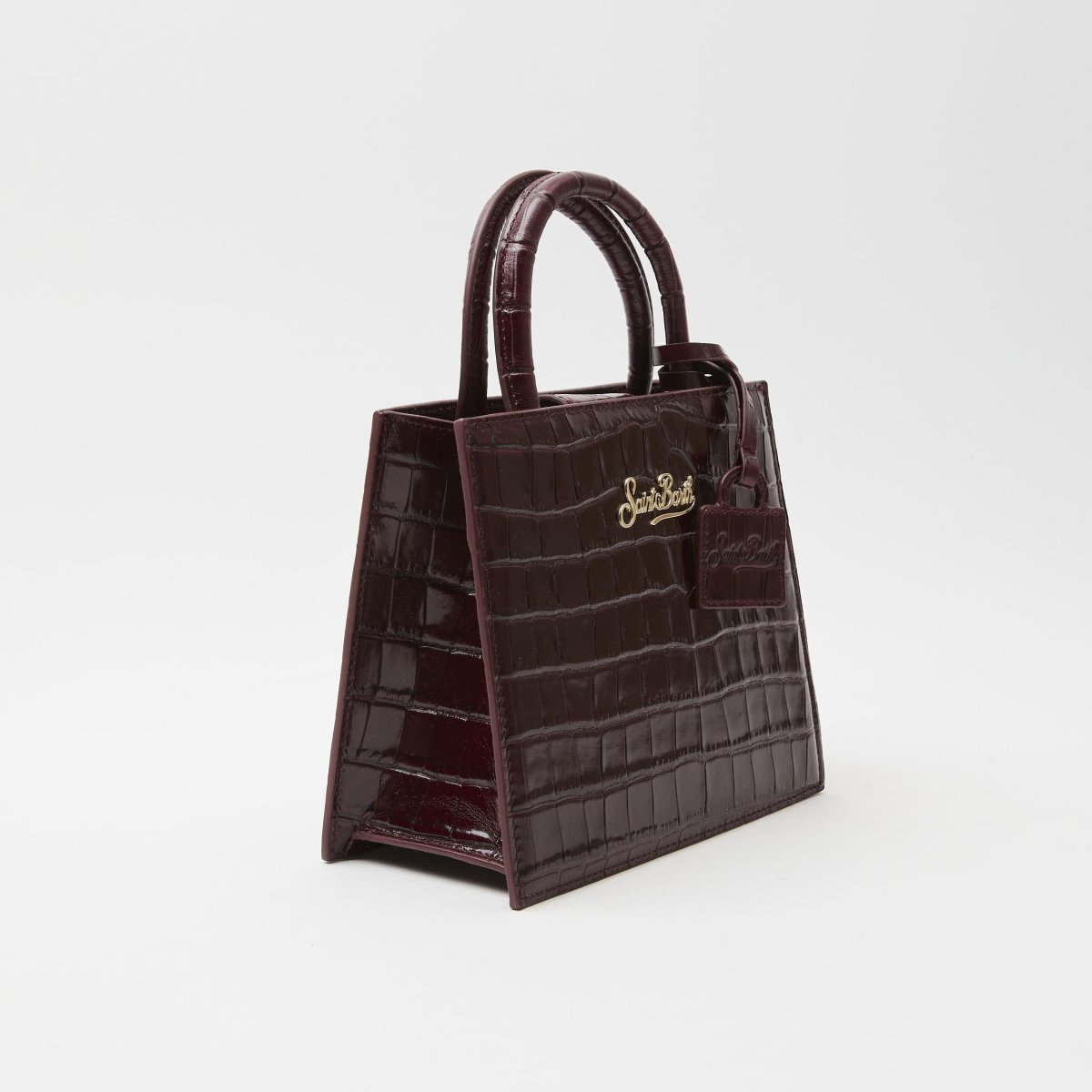 Borsa a mano Shop Bag mini in pelle stampa cocco - immagine 8