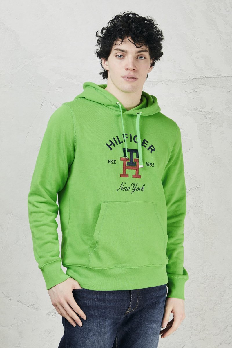 Felpa TH monogram con cappuccio - immagine 2
