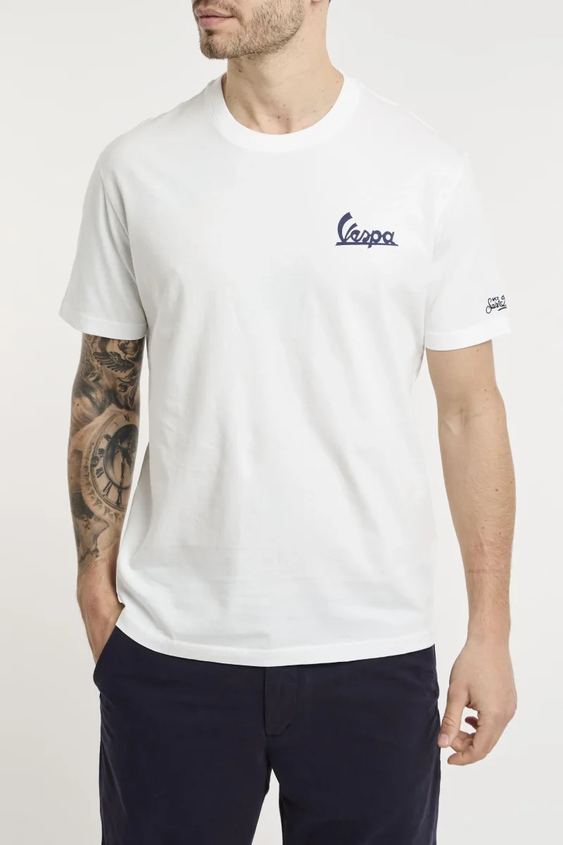 T-shirt in cotone con stampa vespa - immagine 3