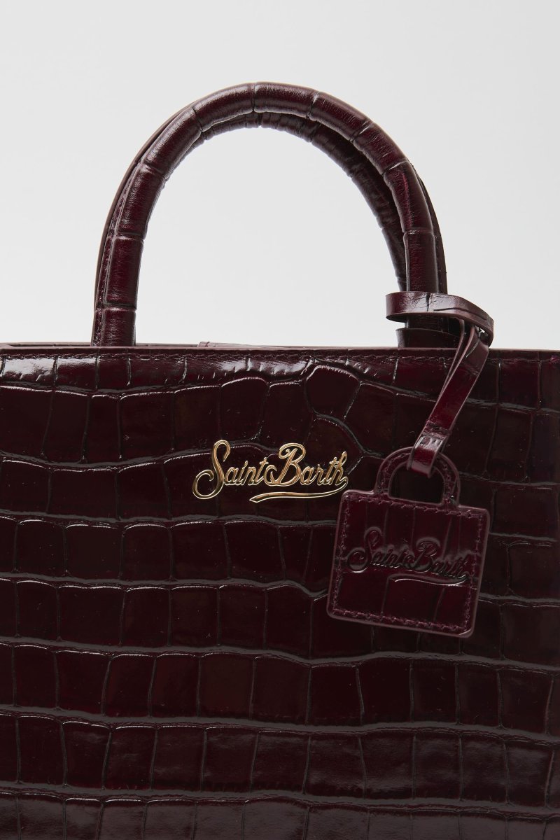 Borsa a mano Shop Bag mini in pelle stampa cocco - immagine 6