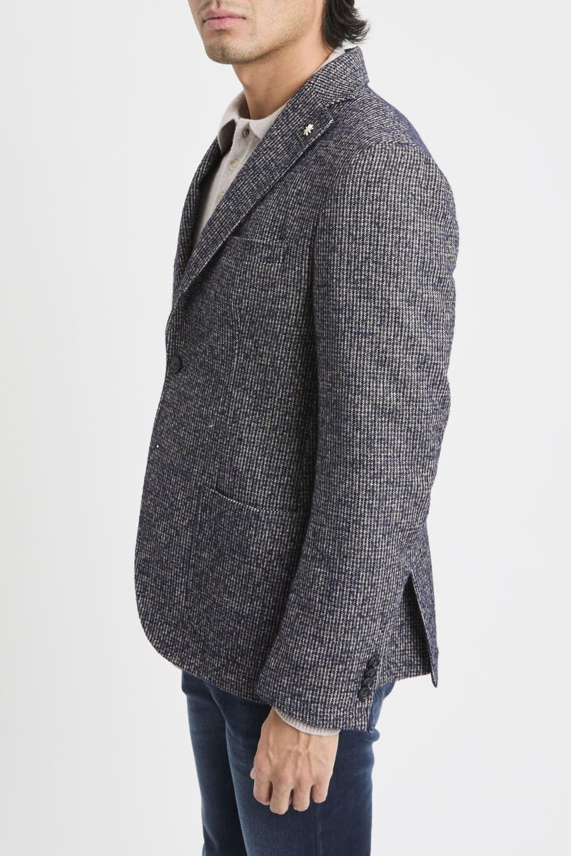 Giacca in misto lana micro pattern - immagine 7