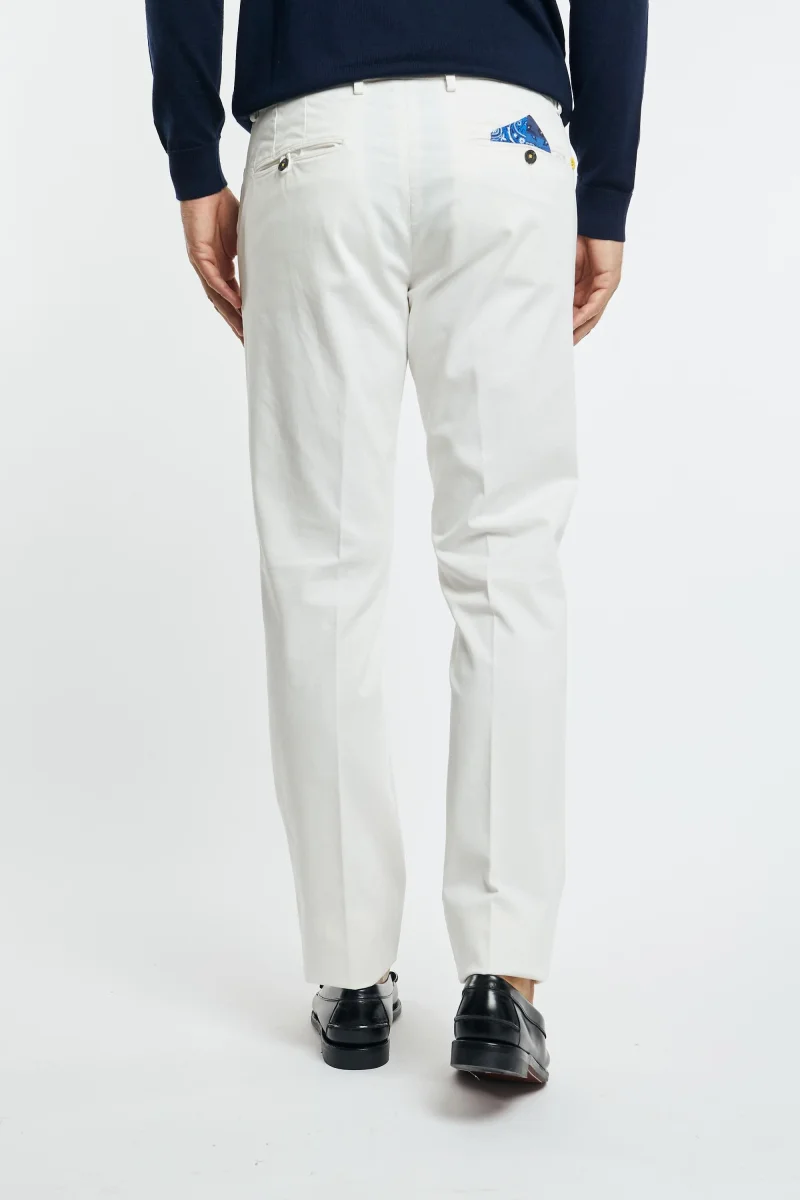 Pantalone slim in cotone stretch - immagine 7