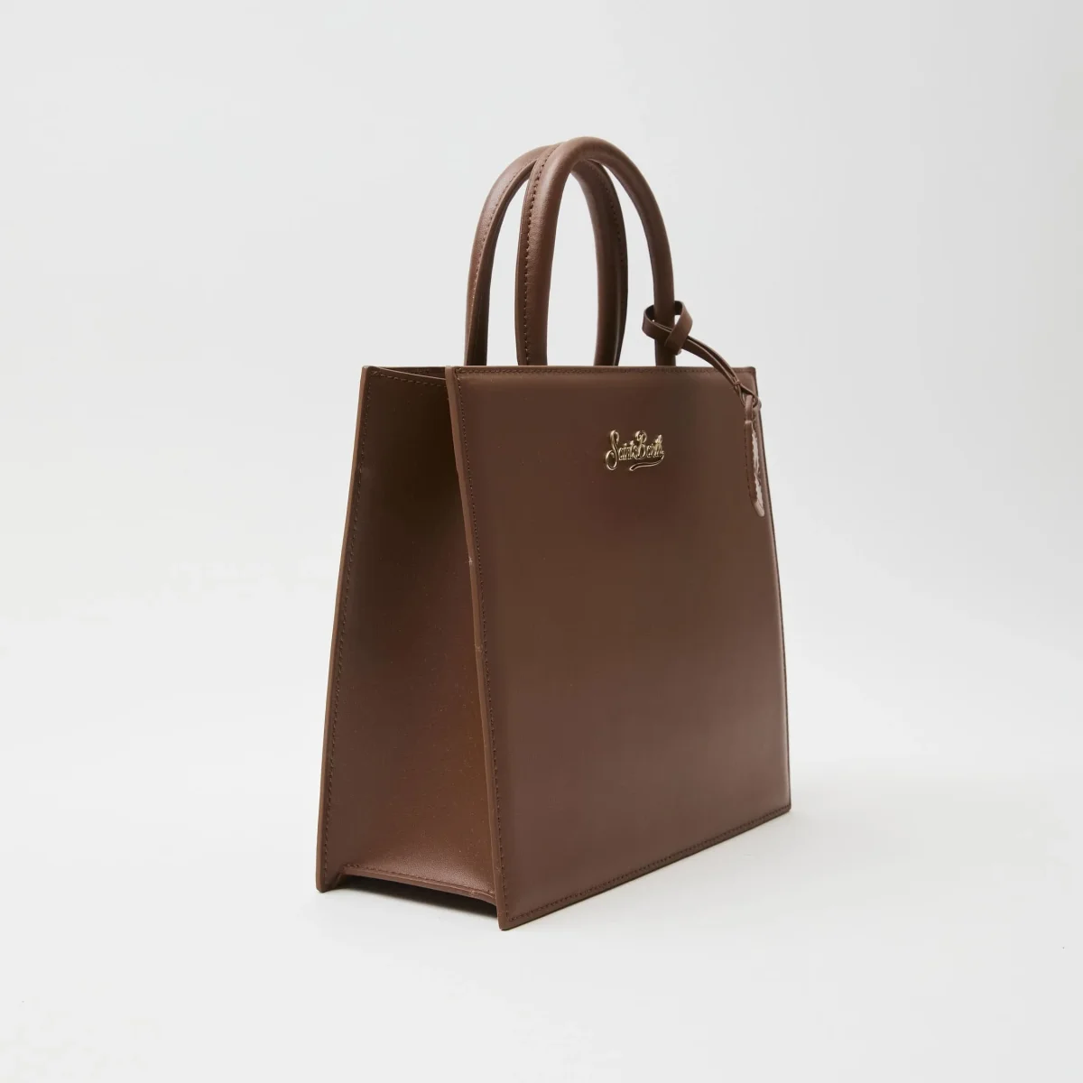 Borsa a mano Shop Bag midi in pelle liscia - immagine 8