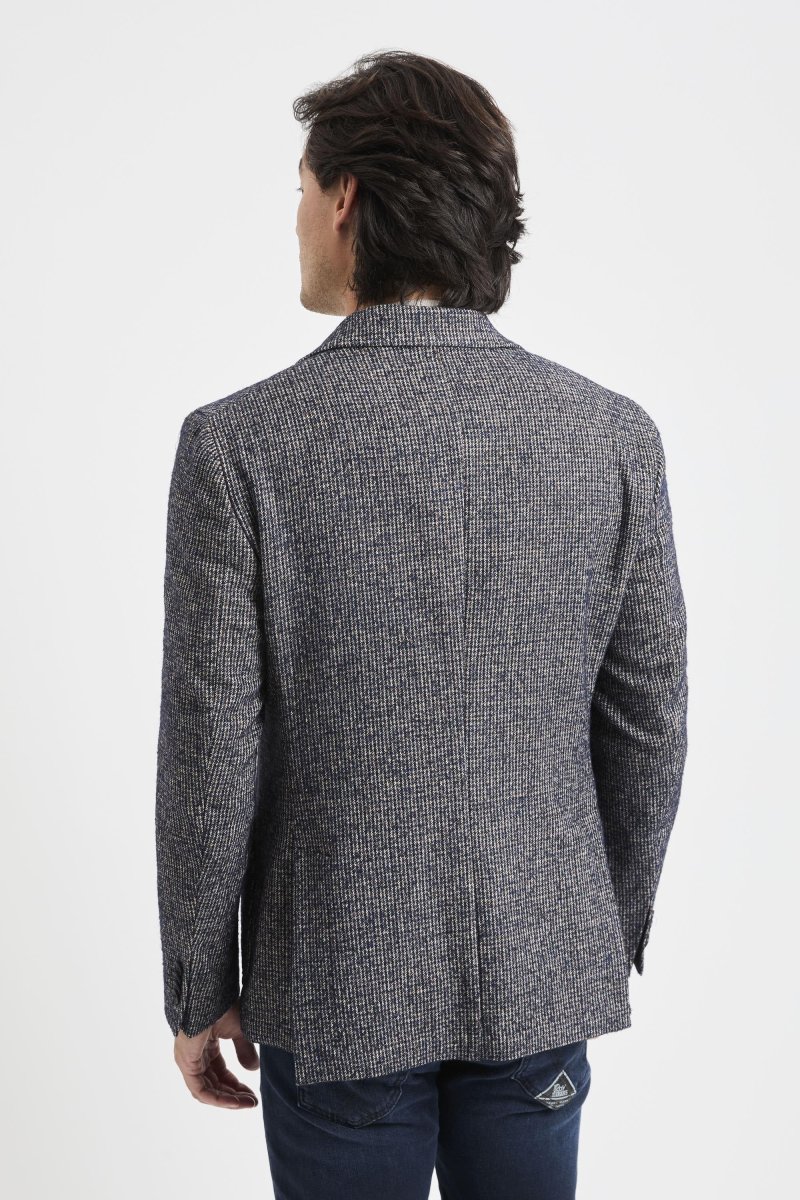 Giacca in misto lana micro pattern - immagine 8