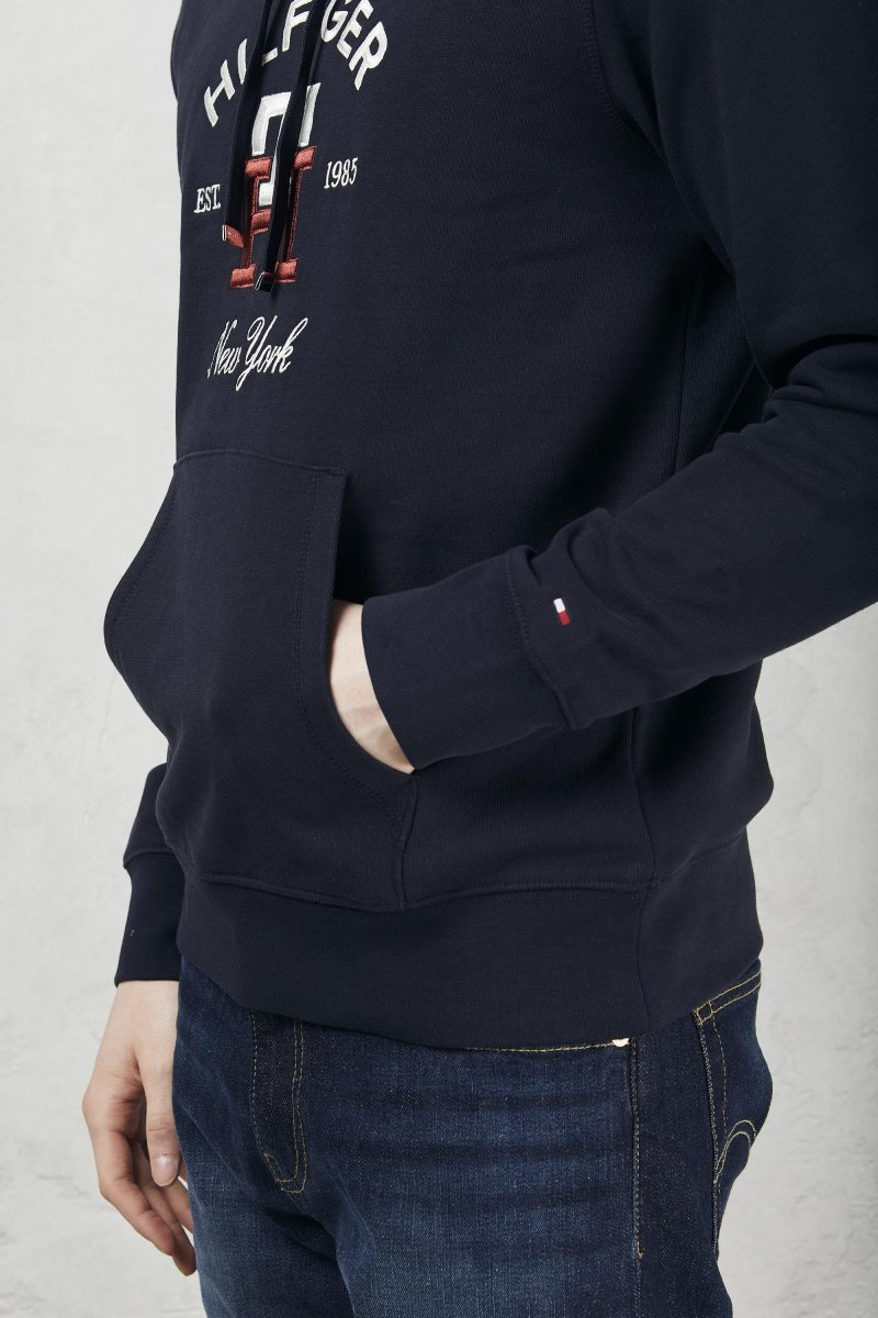 Felpa TH monogram con cappuccio - immagine 6