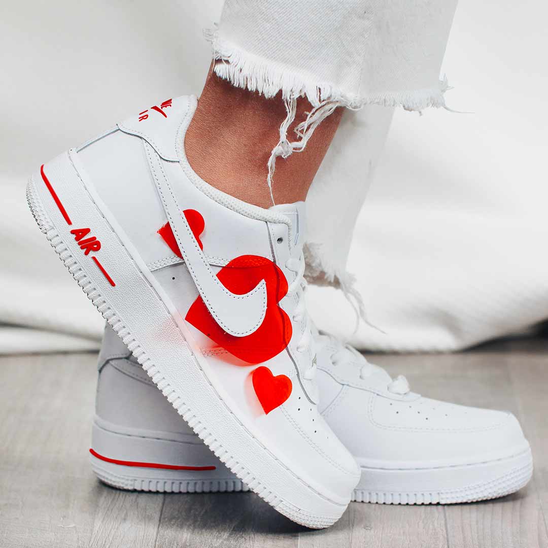 Nike Air Force One con Cuori - immagine 3