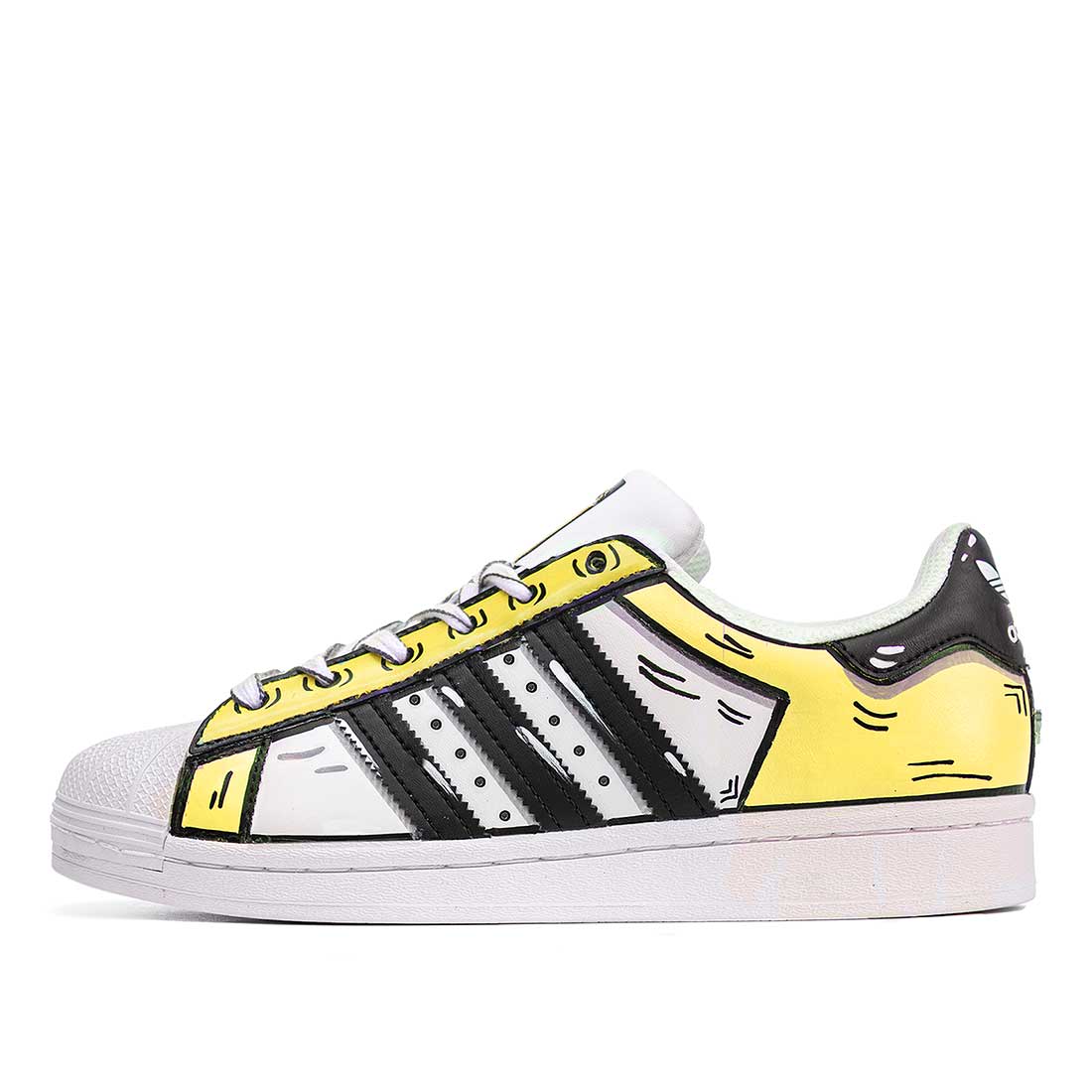 Adidas Superstar effetto Cartoon Gialle - immagine 5